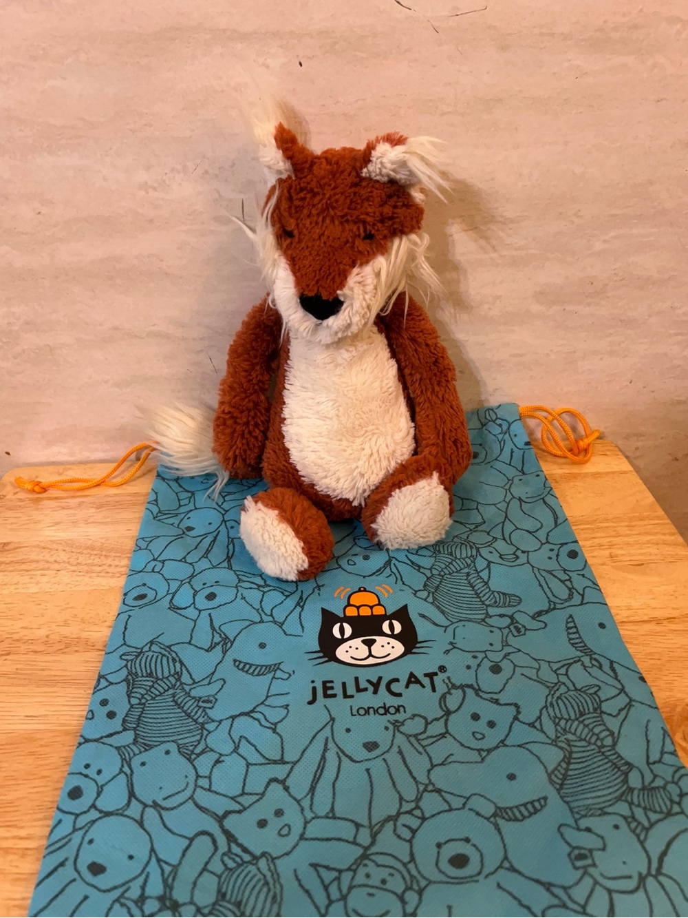 Jellycat Bashful Fox Cub With Bag
